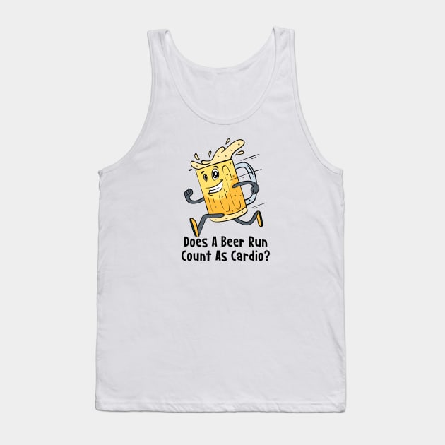 Beer Run Cardio Tank Top by Tenh